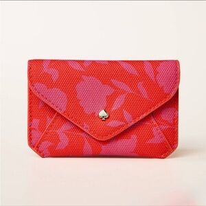 Kate Spade Floral Rose Envelope Card Case